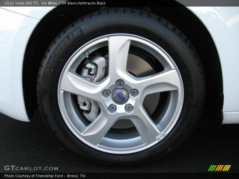 Ice White / Off Black/Anthracite Black 2012 Volvo S60 T5