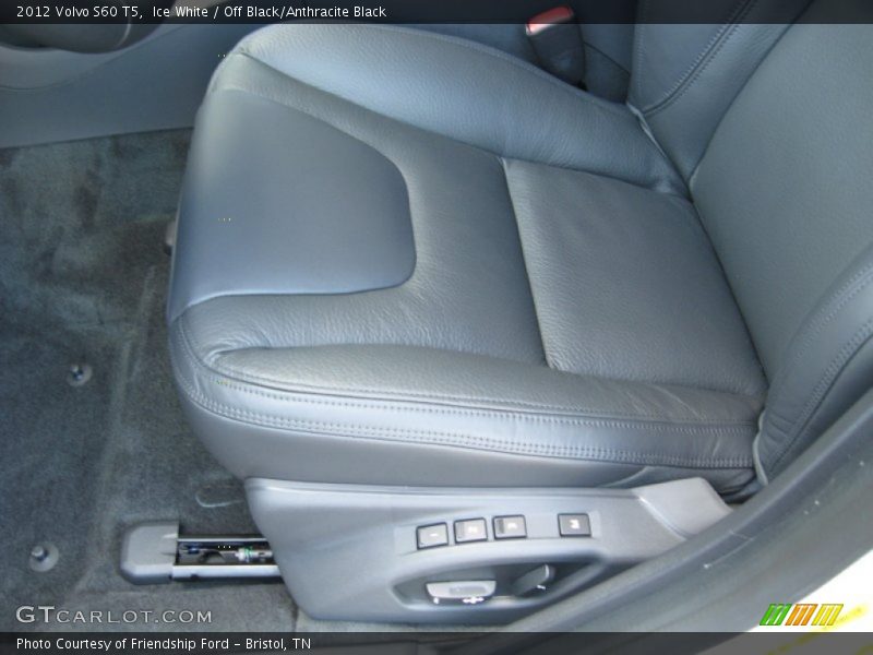 Ice White / Off Black/Anthracite Black 2012 Volvo S60 T5