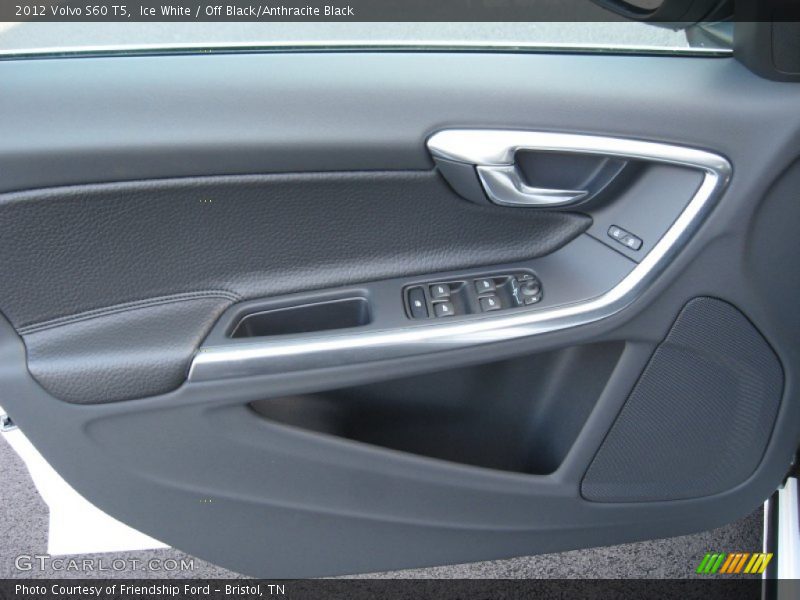 Ice White / Off Black/Anthracite Black 2012 Volvo S60 T5