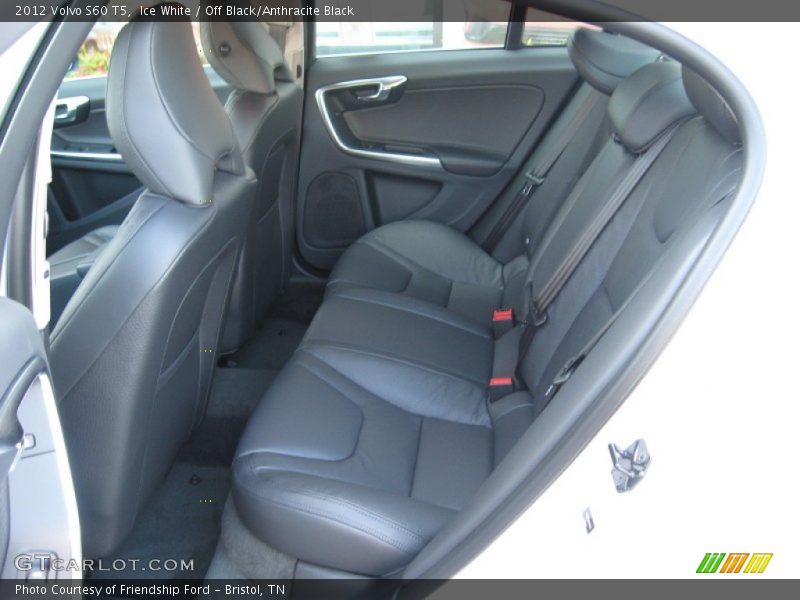 Ice White / Off Black/Anthracite Black 2012 Volvo S60 T5