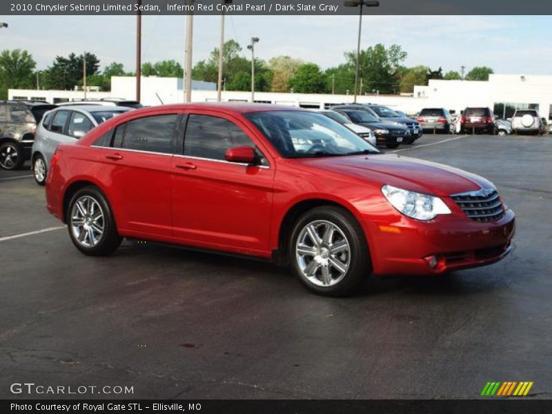  2010 Sebring Limited Sedan Inferno Red Crystal Pearl
