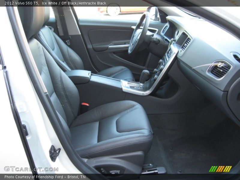 Ice White / Off Black/Anthracite Black 2012 Volvo S60 T5
