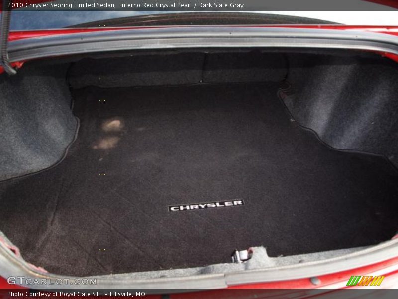  2010 Sebring Limited Sedan Trunk