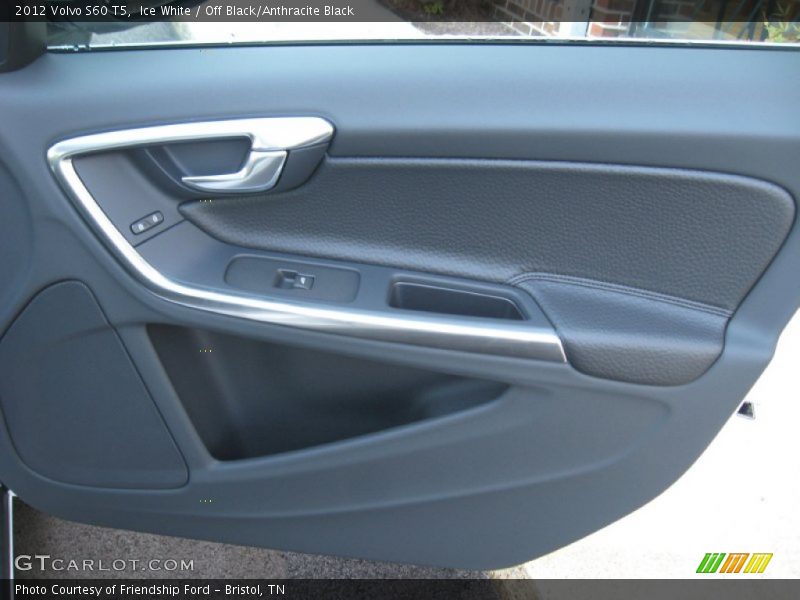 Ice White / Off Black/Anthracite Black 2012 Volvo S60 T5