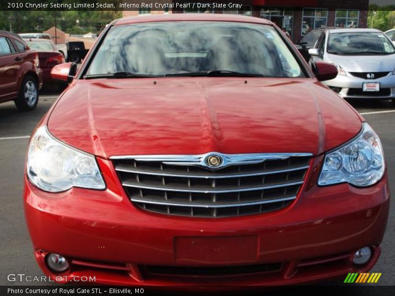 Inferno Red Crystal Pearl / Dark Slate Gray 2010 Chrysler Sebring Limited Sedan