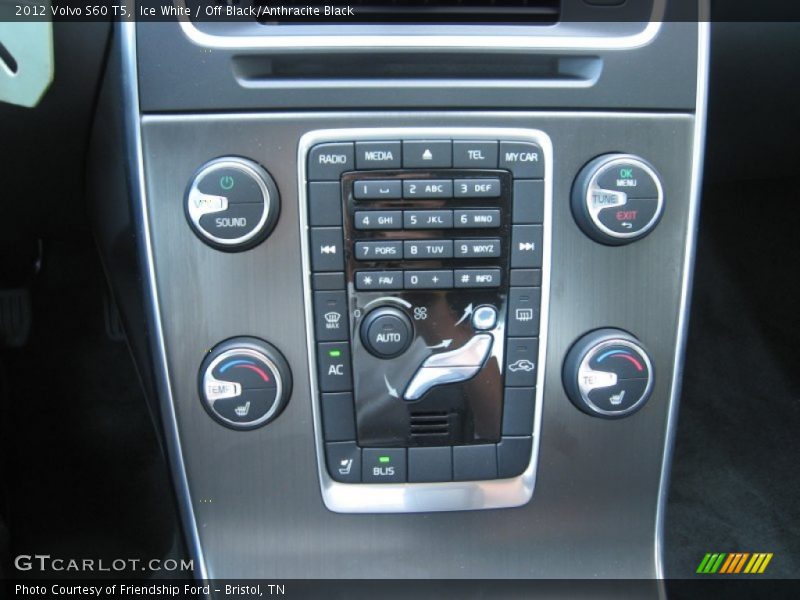 Ice White / Off Black/Anthracite Black 2012 Volvo S60 T5