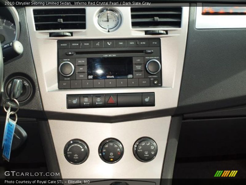 Controls of 2010 Sebring Limited Sedan