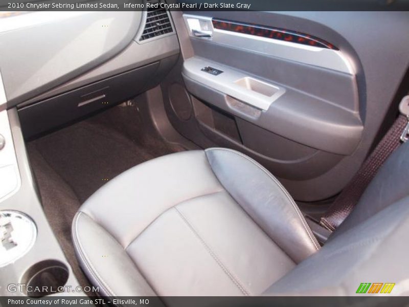 Inferno Red Crystal Pearl / Dark Slate Gray 2010 Chrysler Sebring Limited Sedan