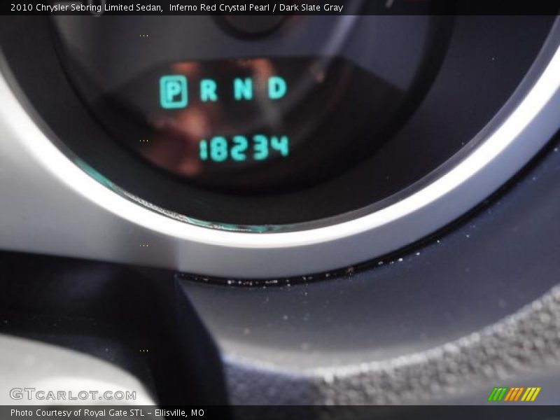 Inferno Red Crystal Pearl / Dark Slate Gray 2010 Chrysler Sebring Limited Sedan