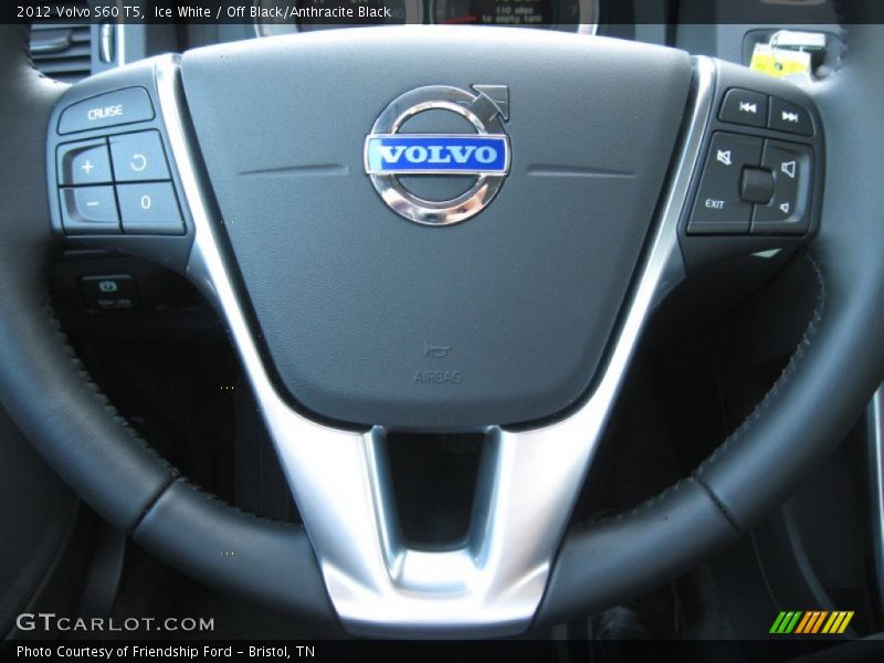 Ice White / Off Black/Anthracite Black 2012 Volvo S60 T5