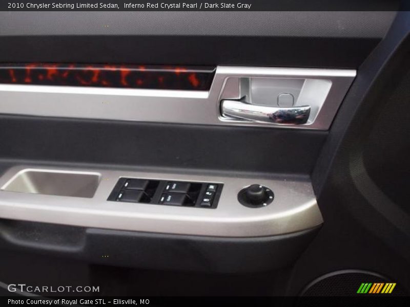 Inferno Red Crystal Pearl / Dark Slate Gray 2010 Chrysler Sebring Limited Sedan