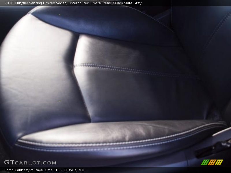 Inferno Red Crystal Pearl / Dark Slate Gray 2010 Chrysler Sebring Limited Sedan