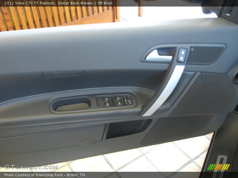 Ember Black Metallic / Off Black 2012 Volvo C70 T5 Platinum