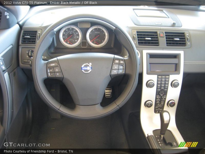 Ember Black Metallic / Off Black 2012 Volvo C70 T5 Platinum