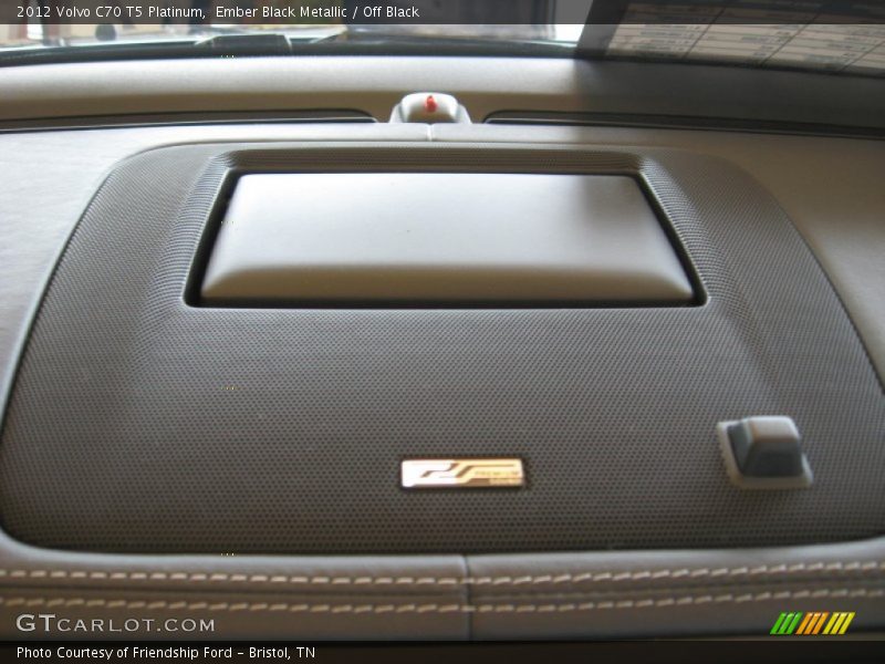 Ember Black Metallic / Off Black 2012 Volvo C70 T5 Platinum