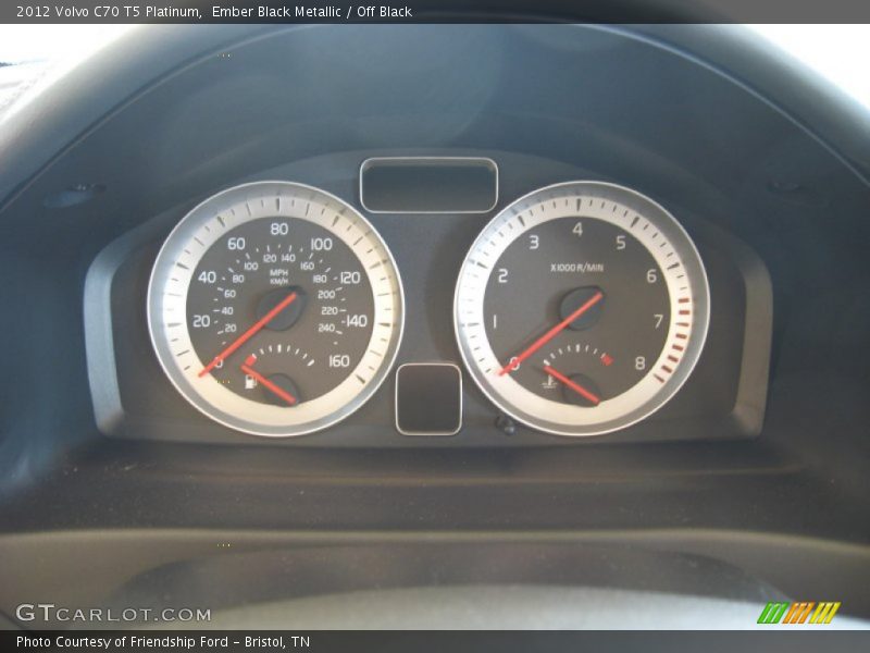 Ember Black Metallic / Off Black 2012 Volvo C70 T5 Platinum