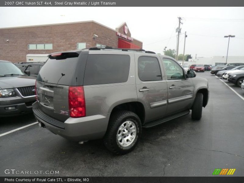 Steel Gray Metallic / Light Titanium 2007 GMC Yukon SLT 4x4