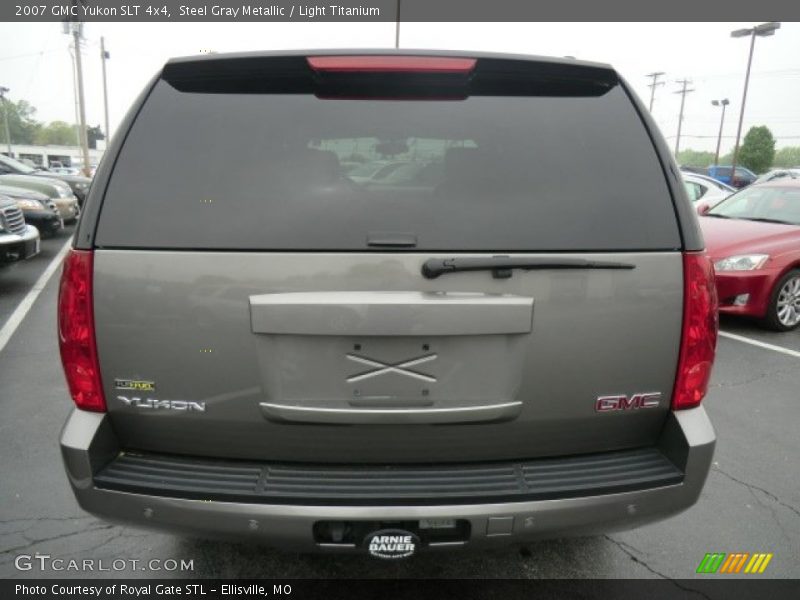 Steel Gray Metallic / Light Titanium 2007 GMC Yukon SLT 4x4