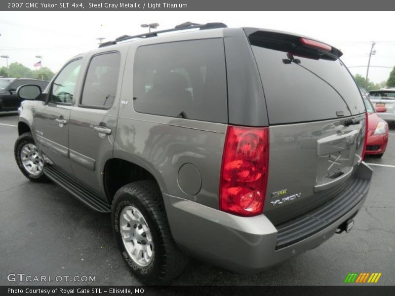 Steel Gray Metallic / Light Titanium 2007 GMC Yukon SLT 4x4