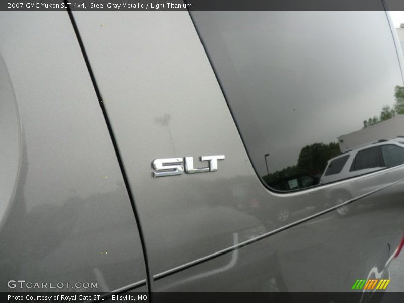 Steel Gray Metallic / Light Titanium 2007 GMC Yukon SLT 4x4