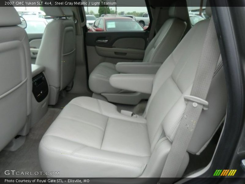 Steel Gray Metallic / Light Titanium 2007 GMC Yukon SLT 4x4