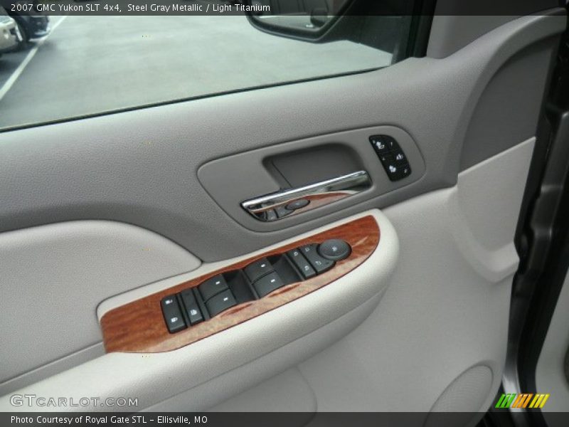 Steel Gray Metallic / Light Titanium 2007 GMC Yukon SLT 4x4