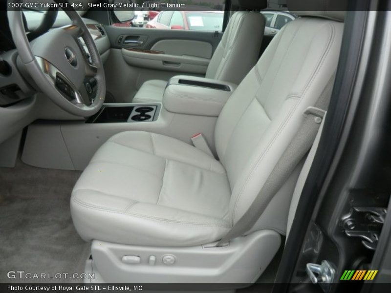 Steel Gray Metallic / Light Titanium 2007 GMC Yukon SLT 4x4