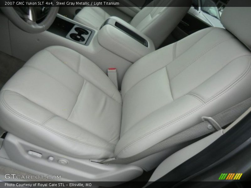 Steel Gray Metallic / Light Titanium 2007 GMC Yukon SLT 4x4