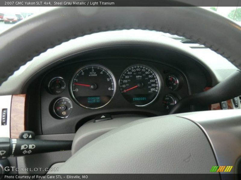 Steel Gray Metallic / Light Titanium 2007 GMC Yukon SLT 4x4