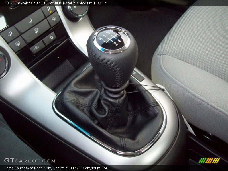 Ice Blue Metallic / Medium Titanium 2012 Chevrolet Cruze LT