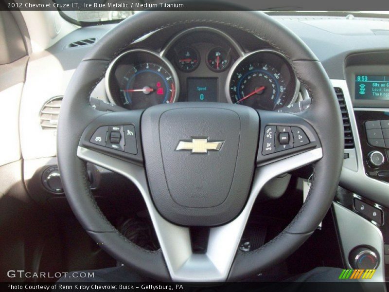 Ice Blue Metallic / Medium Titanium 2012 Chevrolet Cruze LT