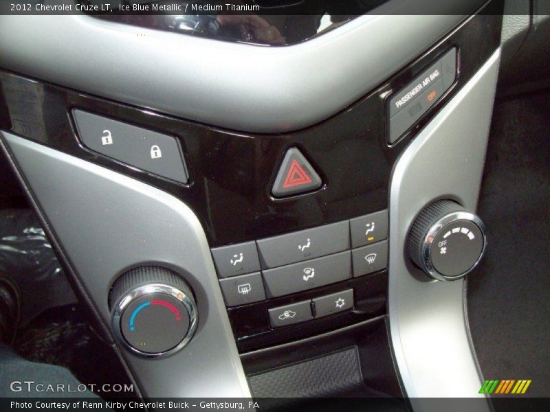 Ice Blue Metallic / Medium Titanium 2012 Chevrolet Cruze LT
