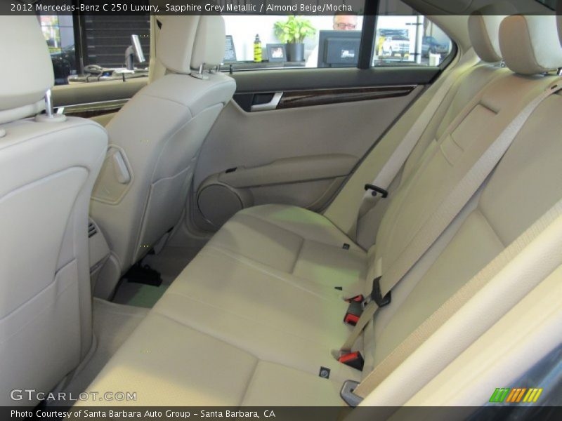 Sapphire Grey Metallic / Almond Beige/Mocha 2012 Mercedes-Benz C 250 Luxury