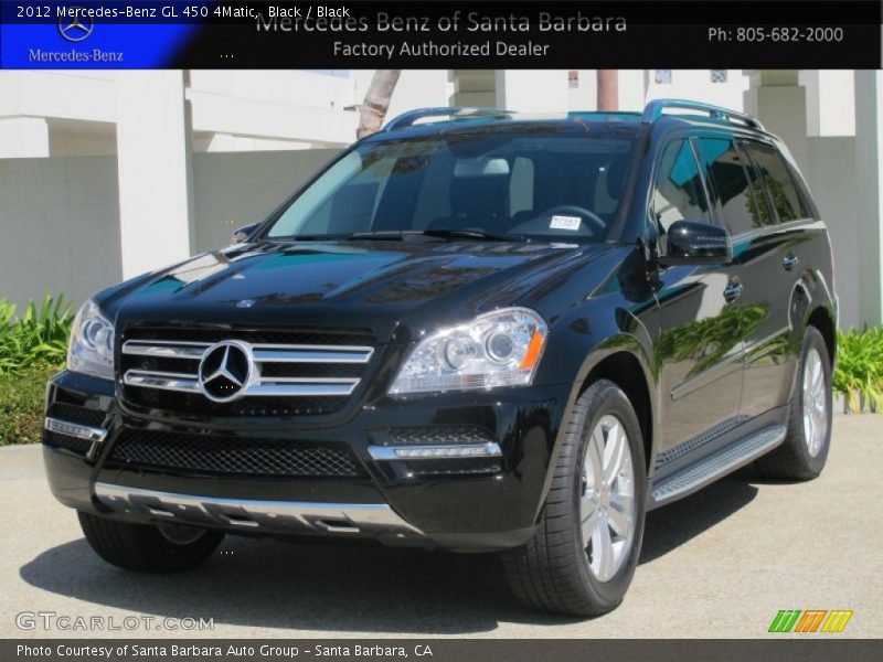 Black / Black 2012 Mercedes-Benz GL 450 4Matic
