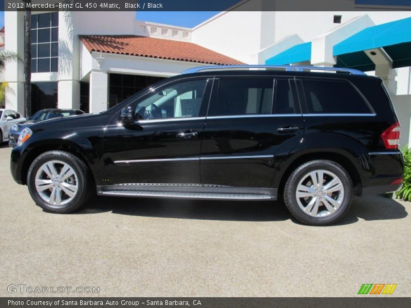 Black / Black 2012 Mercedes-Benz GL 450 4Matic