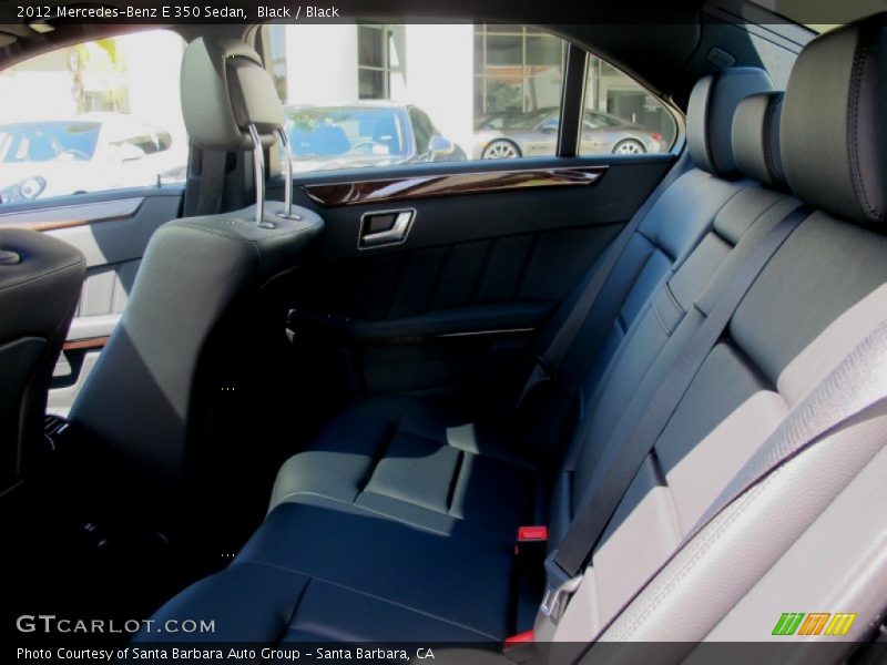 Black / Black 2012 Mercedes-Benz E 350 Sedan
