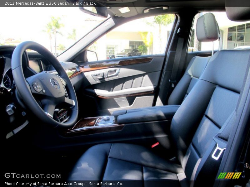 Black / Black 2012 Mercedes-Benz E 350 Sedan