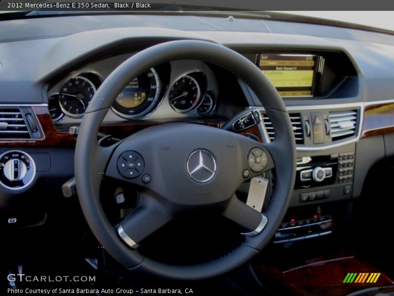 Black / Black 2012 Mercedes-Benz E 350 Sedan