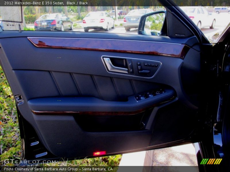 Black / Black 2012 Mercedes-Benz E 350 Sedan