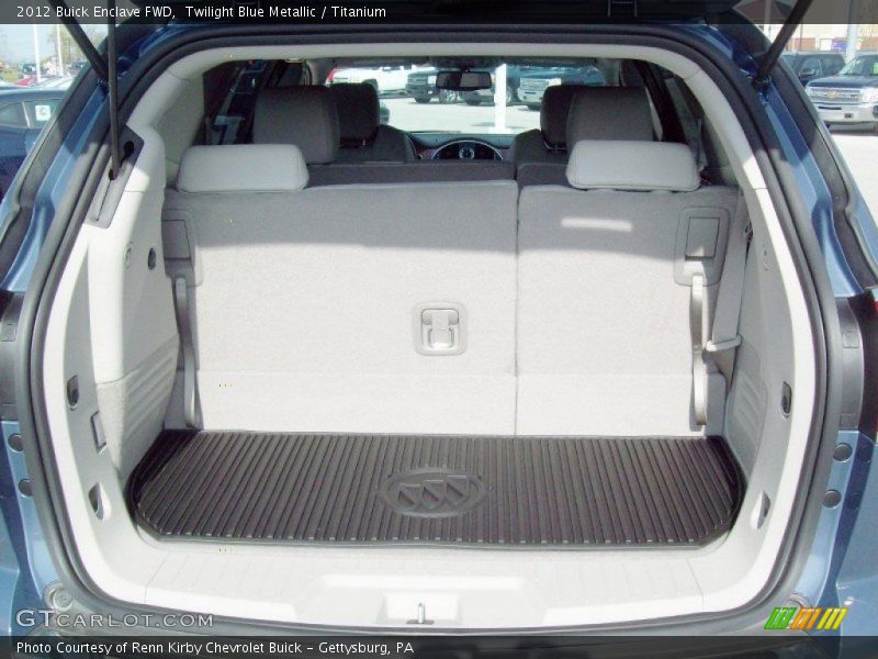 Twilight Blue Metallic / Titanium 2012 Buick Enclave FWD