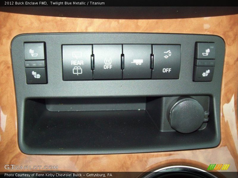 Twilight Blue Metallic / Titanium 2012 Buick Enclave FWD