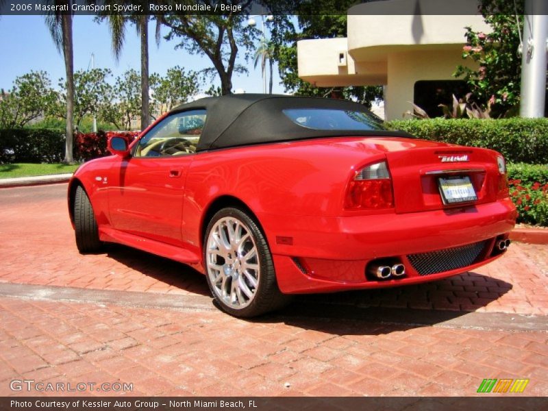 Rosso Mondiale / Beige 2006 Maserati GranSport Spyder
