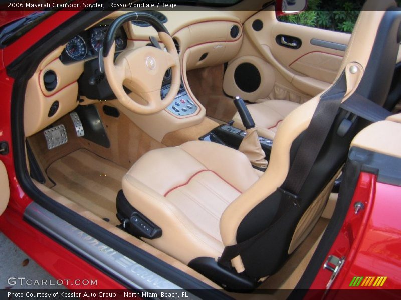  2006 GranSport Spyder Beige Interior