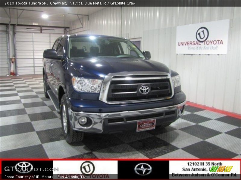 Nautical Blue Metallic / Graphite Gray 2010 Toyota Tundra SR5 CrewMax