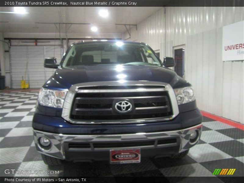 Nautical Blue Metallic / Graphite Gray 2010 Toyota Tundra SR5 CrewMax