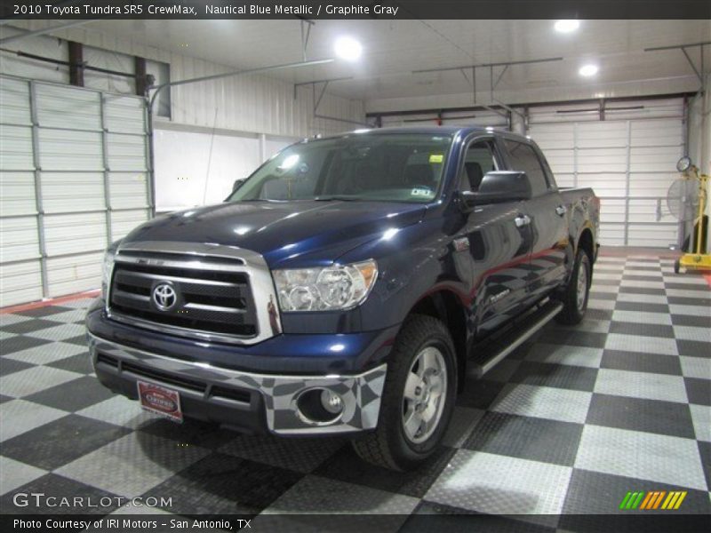 Nautical Blue Metallic / Graphite Gray 2010 Toyota Tundra SR5 CrewMax