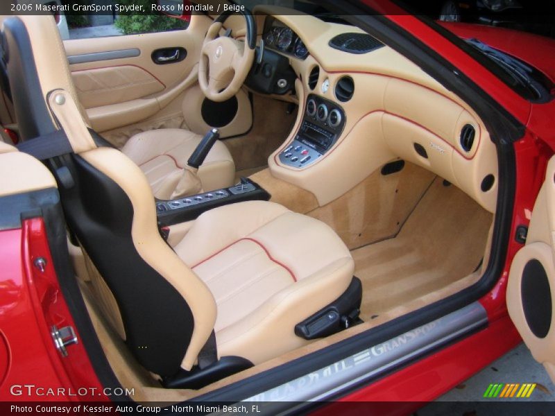  2006 GranSport Spyder Beige Interior