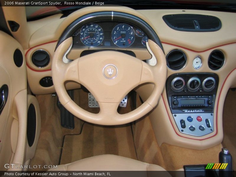 Rosso Mondiale / Beige 2006 Maserati GranSport Spyder