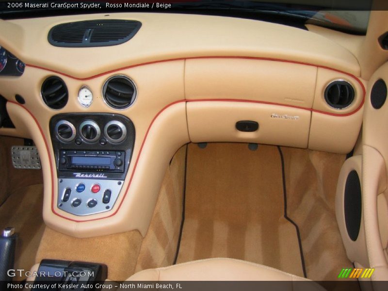 Rosso Mondiale / Beige 2006 Maserati GranSport Spyder