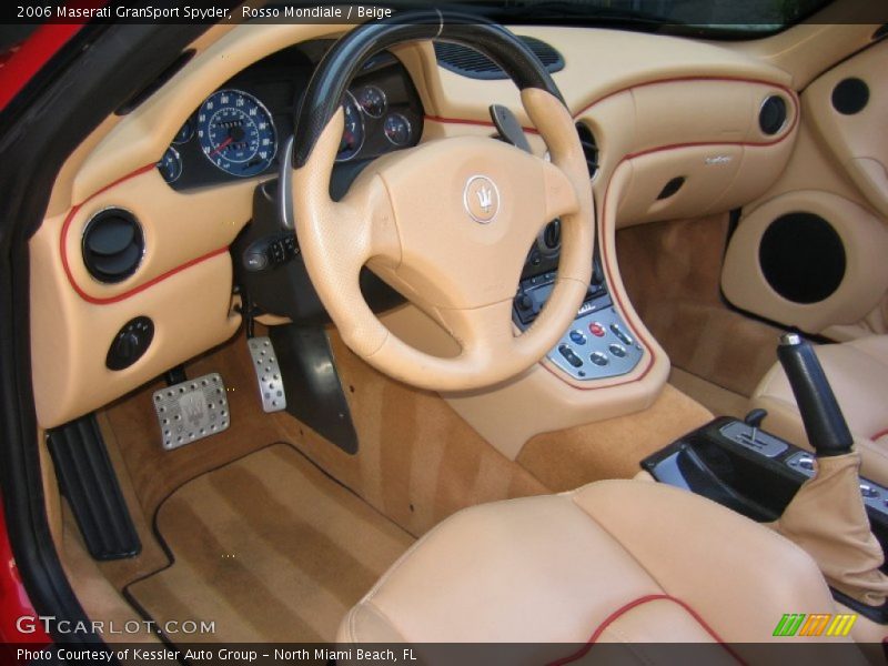 Rosso Mondiale / Beige 2006 Maserati GranSport Spyder